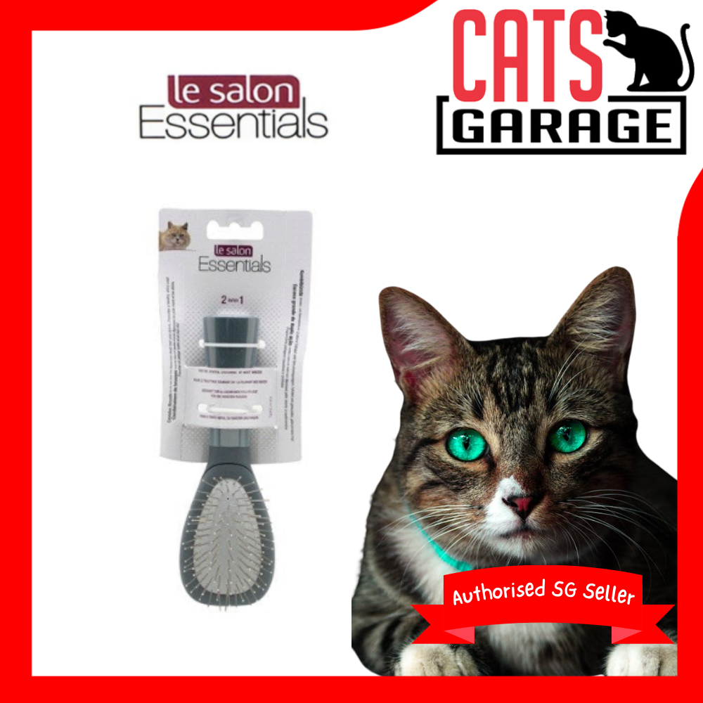 Hagen Le Salon Grooming Essentials Cat Bristle/Steel Pin Combo Brush - Small