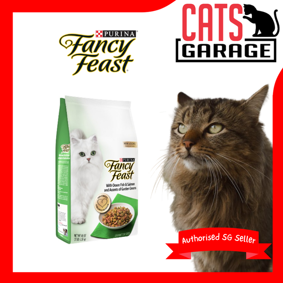 Fancy Feast Ocean Fish & Salmon Dry Cat Food (2 Sizes)
