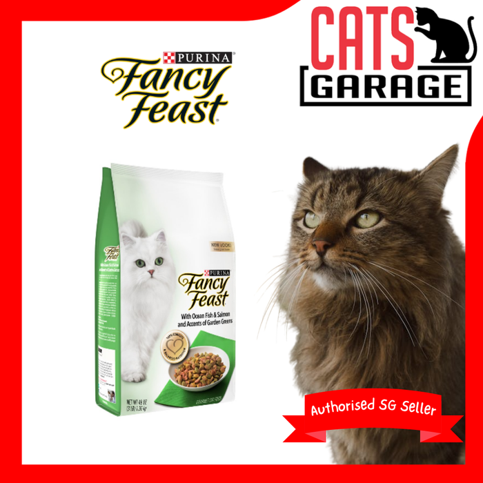 Fancy Feast Ocean Fish & Salmon Dry Cat Food (2 Sizes)