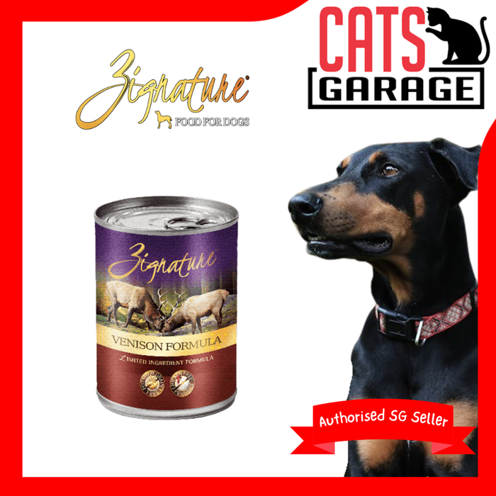 Zignature Venison Formula Dog Wet Food 369g
