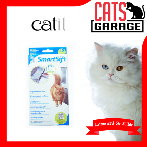 Catit Design SmartSift Biodegradable Replacement Liners - 12-pack For Pull-Out Waste Bin