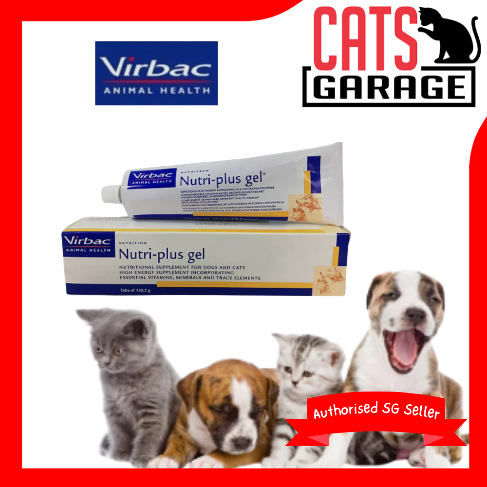 Virbac Nutri-Plus Gel Nutritional Supplement For Dogs & Cats 120g