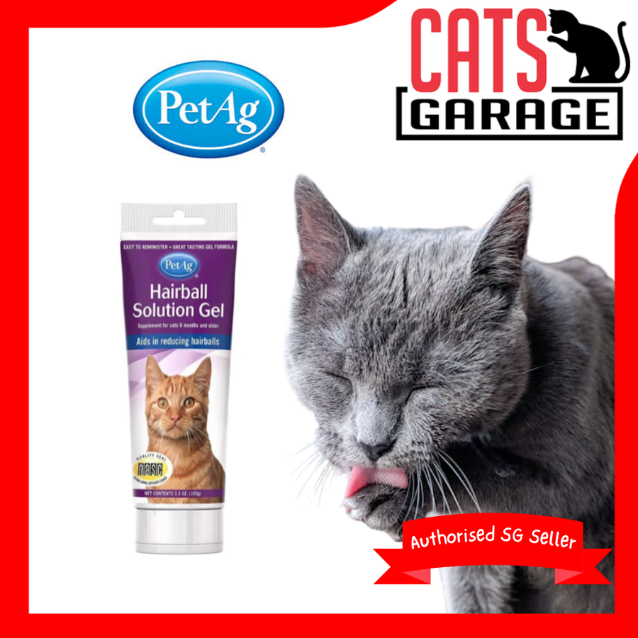 PetAg Hairball Natural Solution Gel Cat Supplement 3.5oz
