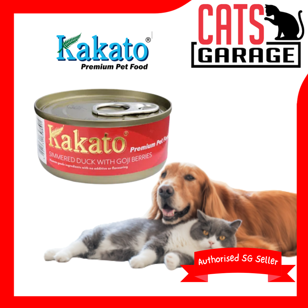 Kakato Golden Fern Series Simmered Duck With Goji Berries Cat & Dog Wet Food 70g X48