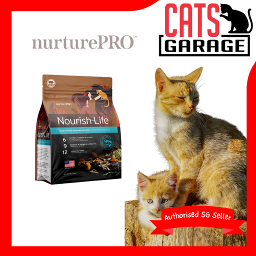 Nurture Pro Nourish Life Alaskan Salmon Formula For Indoor Kitten & Adult 300g