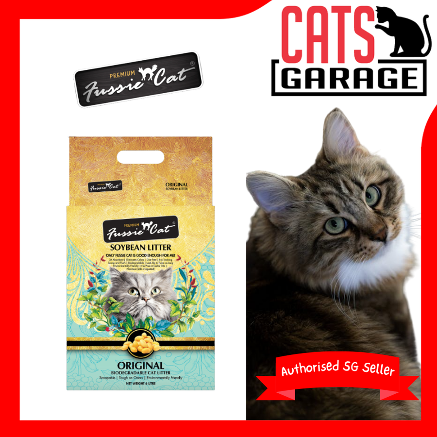 Fussie Cat Soybean Cat Litter 6L X6