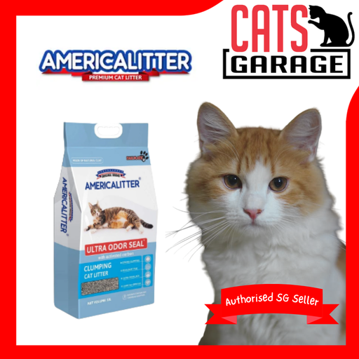 America Litter Ultra ODOUR SEAL Clumping Cat Litter 10L