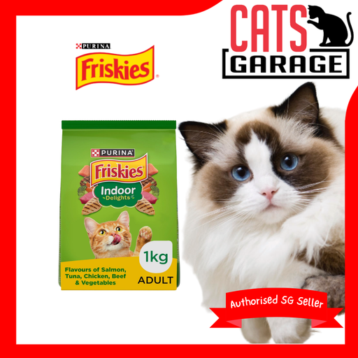 FRISKIES Indoor Delights Cat Dry Food 1kg