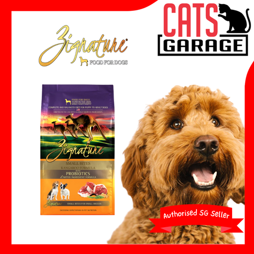 Zignature Kangaroo Formula Dog SMALL BITES Dry Food (2 Sizes)