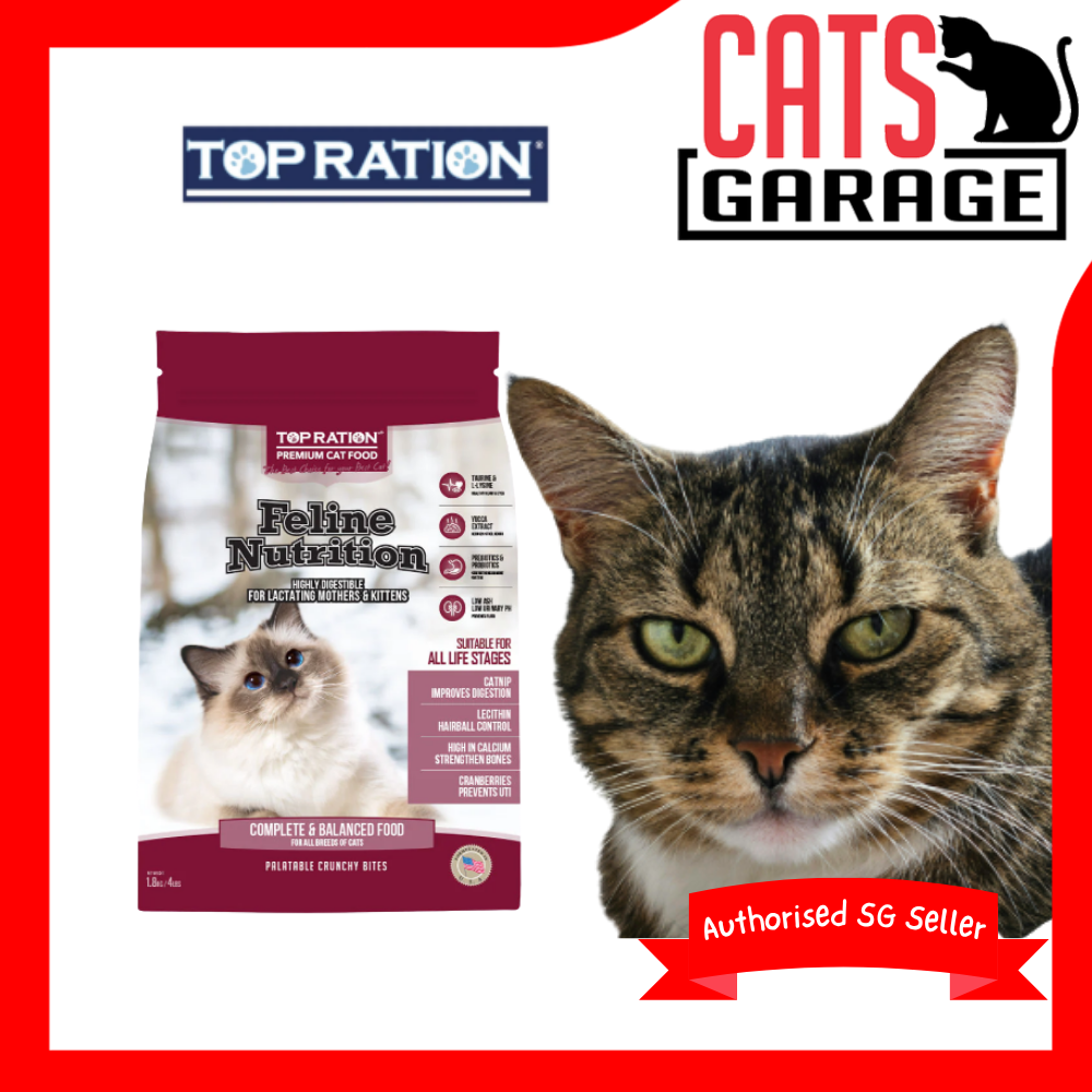 Top Ration Cat Feline Nutrition All Life Stages Dry Cat Food 18.14kg