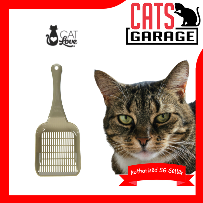 Cat Love Litter Scoop Grey