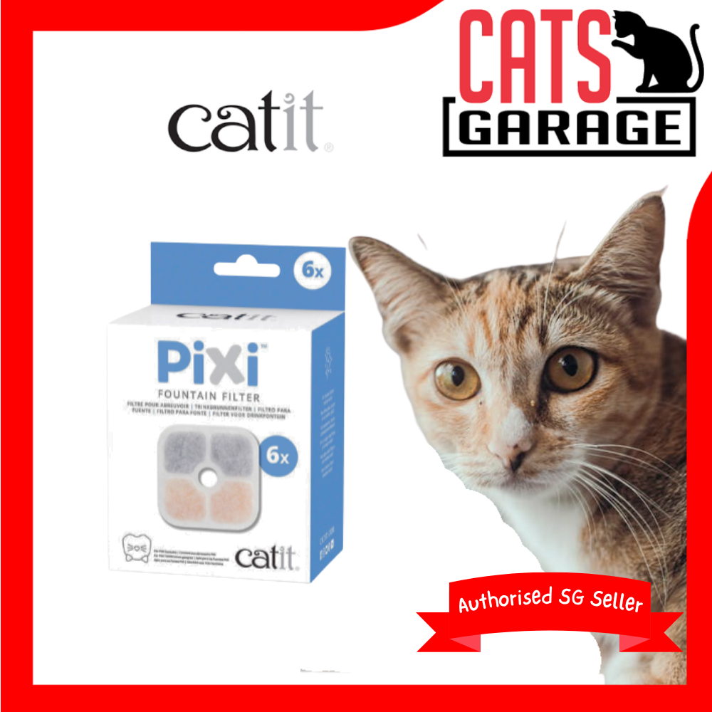 Catit PIXI Fountain Filter 6 packs