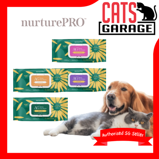 Nurture Pro AG+ Silver Pet Wipes 100 sheets (4 Type)