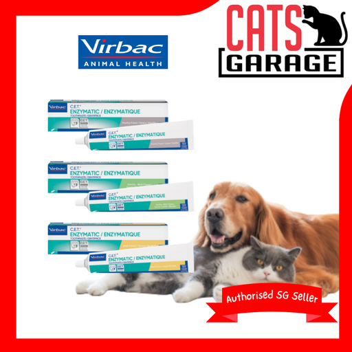 Virbac CET Dual Enzymatic Toothpaste for Cat & Dog 70g | 4 Flavors
