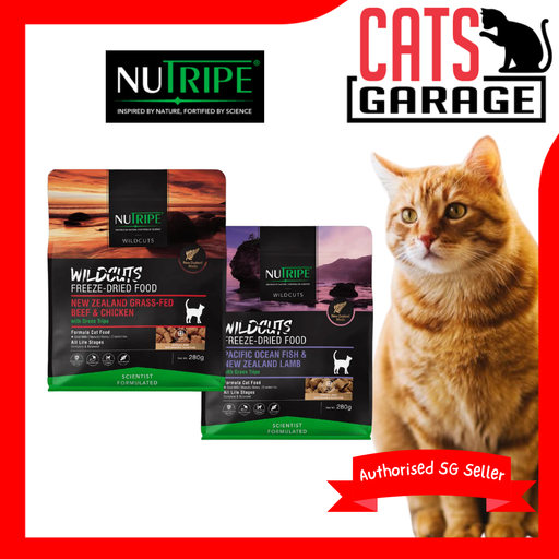 NUTRIPE WILDCUTS | Freeze-Dried with Green Tripe Formula Cat Dry Food 280g