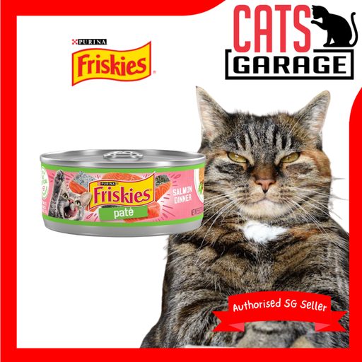 Friskies Classic Pate Salmon Dinner Cat Wet Food 156g