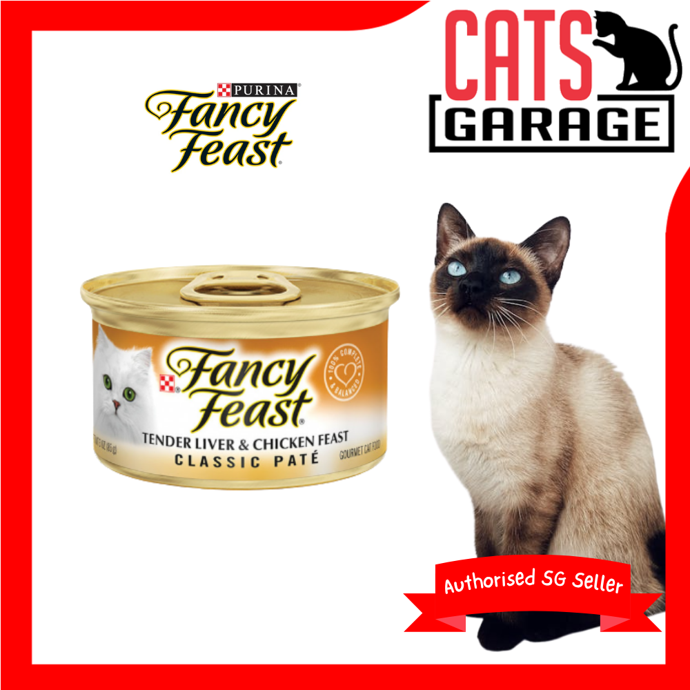 Purina Fancy Feast Classic Tender Liver & Chicken Feast Cat Wet Food 85g X6
