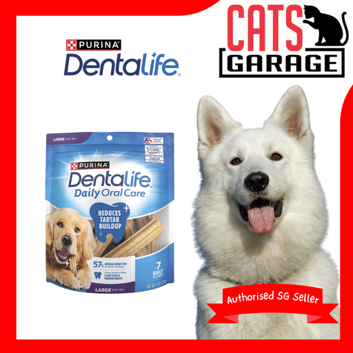 Dentalife Daily Oral Care Large Dog Treats 7 Dental Chews X4 Packs