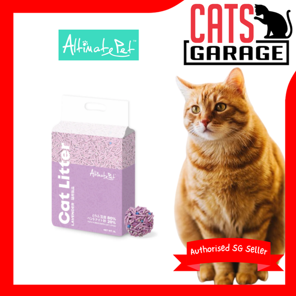 Altimate Pet Tofu & Bentonite Clumping Cat Litter LAVENDER 6L X6