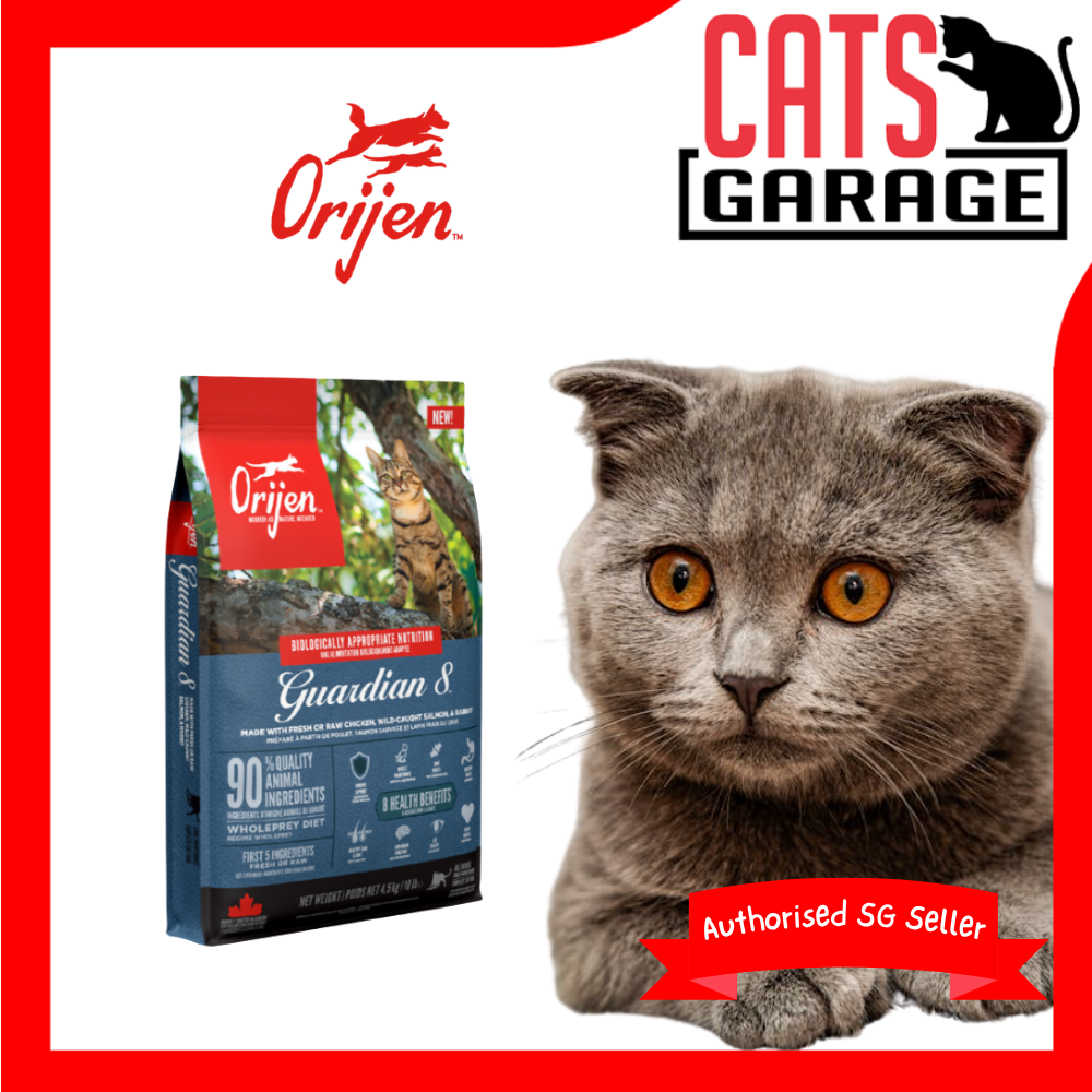 Orijen Freeze-Dried Infused Guardian 8 Recipe Dry Cat Food (1.8kg &4.5kg)