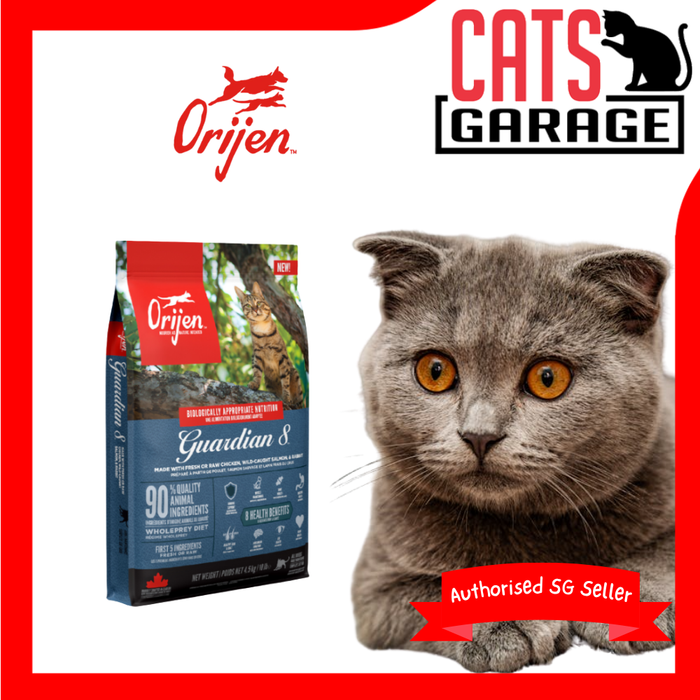 Orijen Freeze-Dried Infused Guardian 8 Recipe Dry Cat Food (1.8kg &4.5kg)