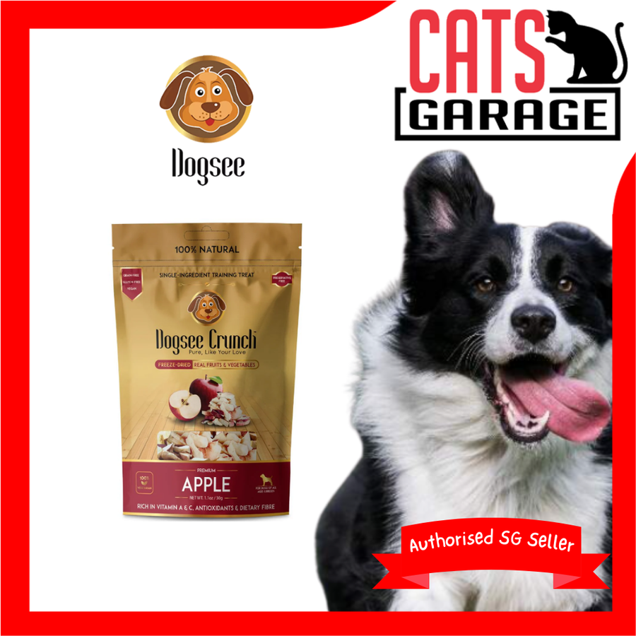 Dogsee Crunch Apple Freeze-Dried Dog Treats