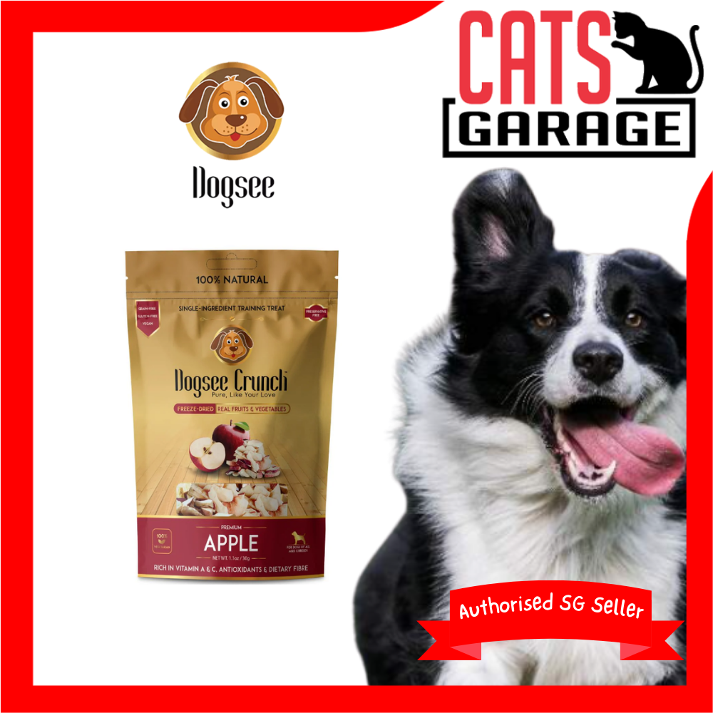 Dogsee Crunch Apple Freeze-Dried Dog Treats