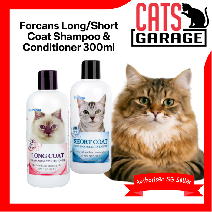Forcans Long/Short Coat Shampoo & Conditioner 300ml