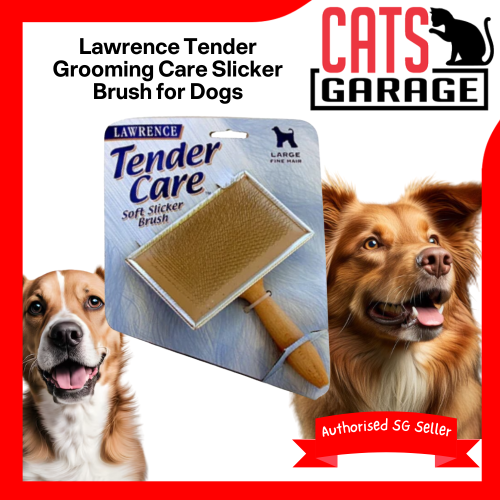 Lawrence Tender Grooming Care Slicker Brush for Dogs