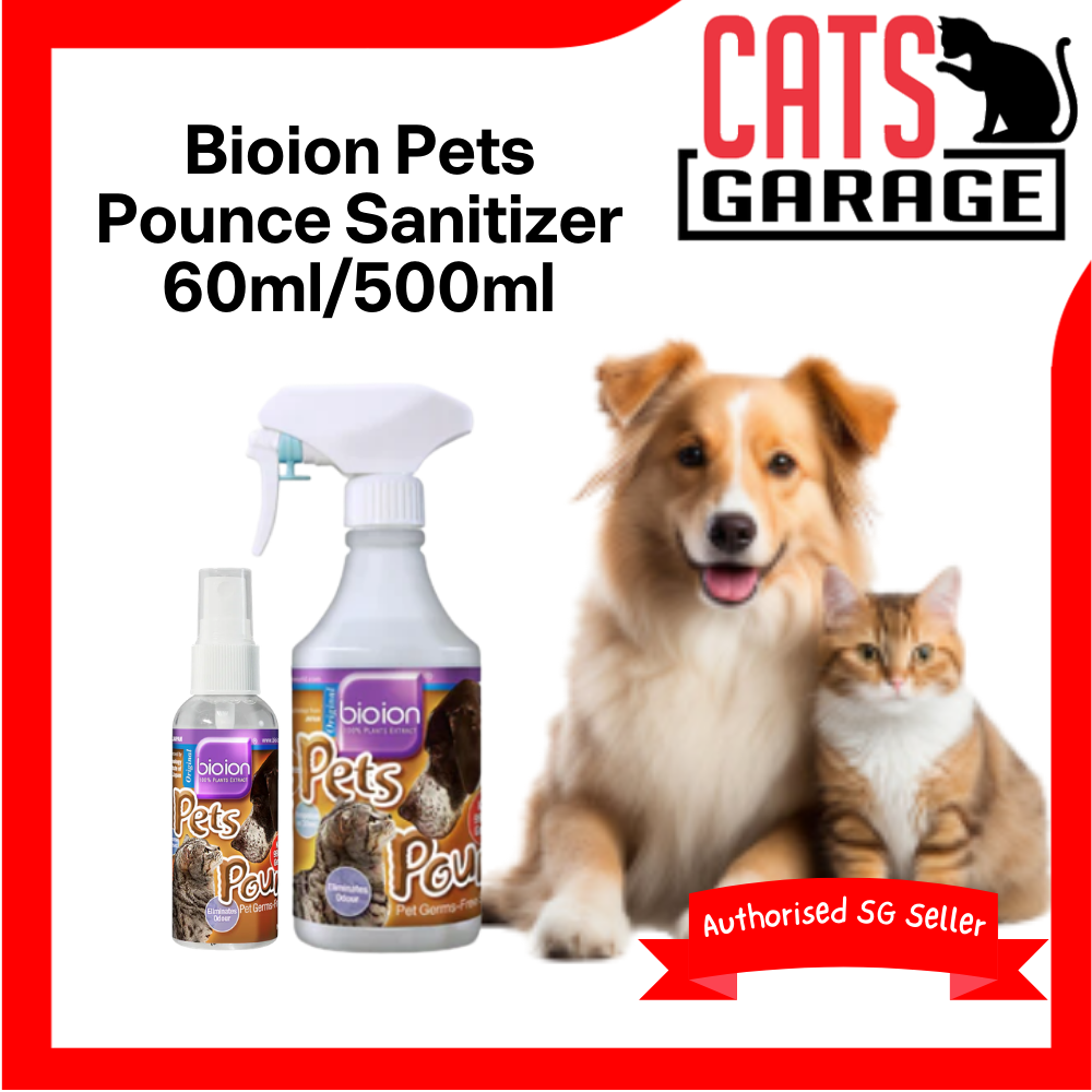 Bioion Pets Pounce Sanitizer 60ml/500ml