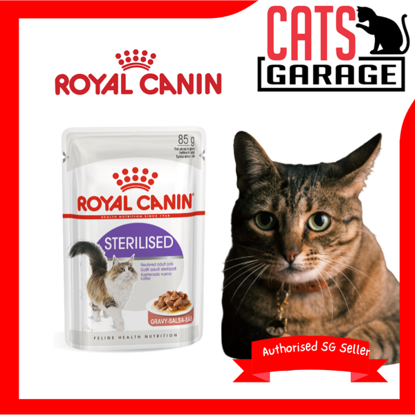 Royal Canin Feline Pouch Sterilised Cat Wet Food  in Gravy 85g X12