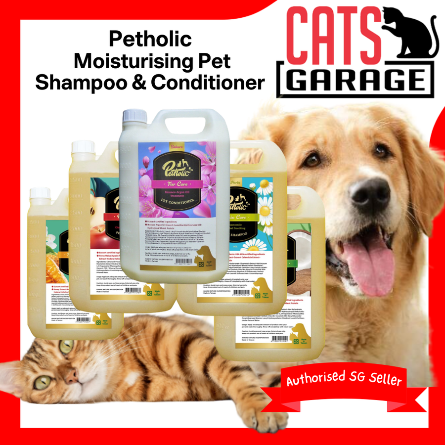 Petholic Monaco Argan Oil Treatment Pet Shampoo & Conditioner 1 Gallon