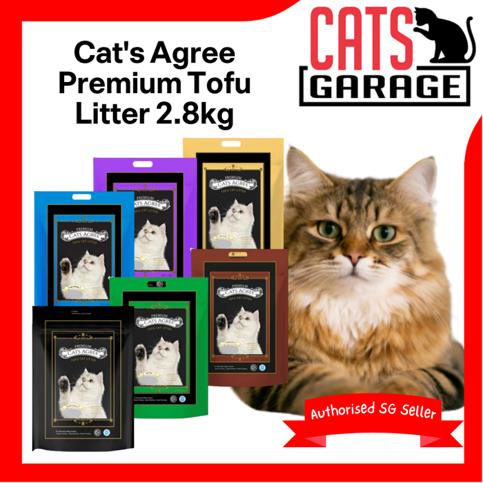Cat's Agree Premium Tofu Cat Litter 2.8kg