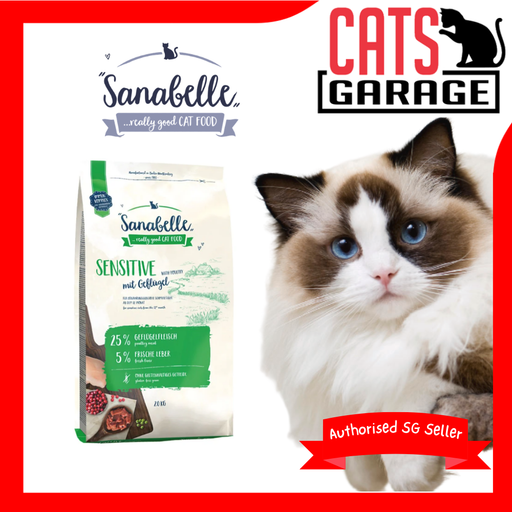 Sanabelle Sensitive With Fresh Poultry Cat Dry Food (2 Sizes)