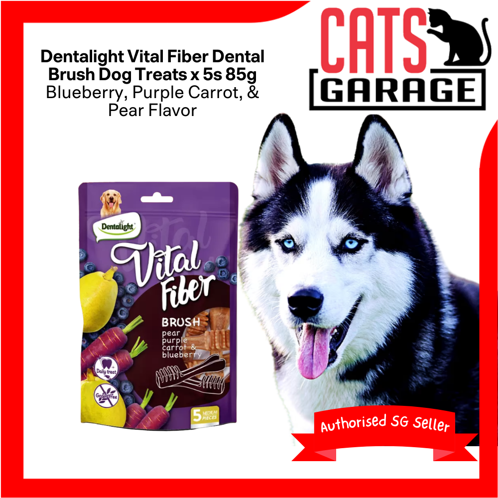 Dentalight Vital Fiber Dental Brush Dental Treats 5x85g