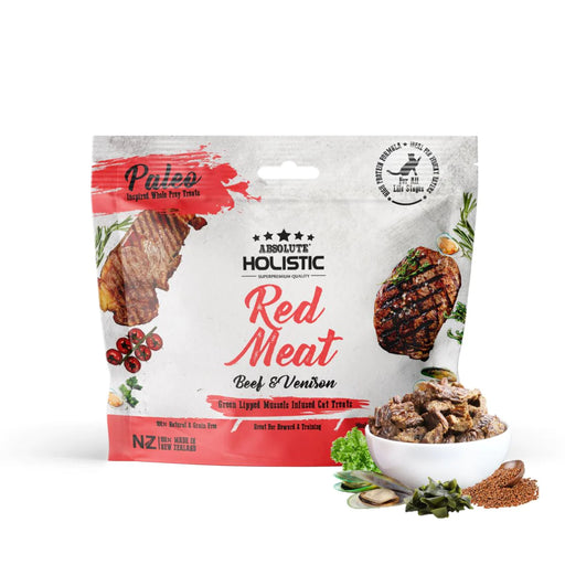 Absolute Holistic Air Dried Treats for Cats Red Meat 50g X4
