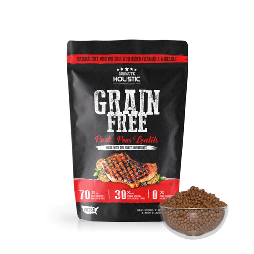 Absolute Holistic Pork & Peas Grain-Free Dry Dog Food (2 Sizes)