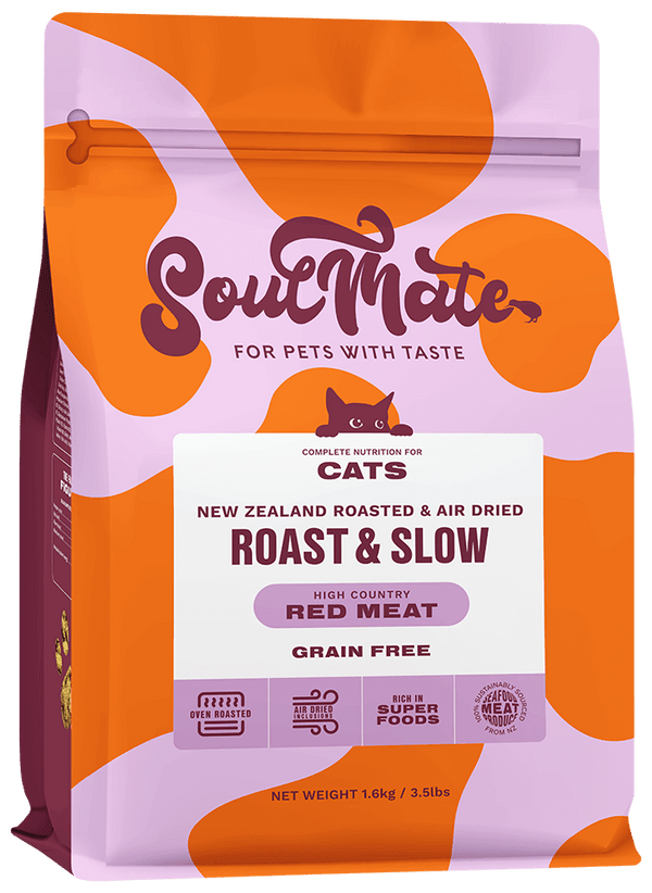 Soulmate Roast & Slow High Country Red Meat Baked and Air Dried Cat Food (1.6kg & 6kg)