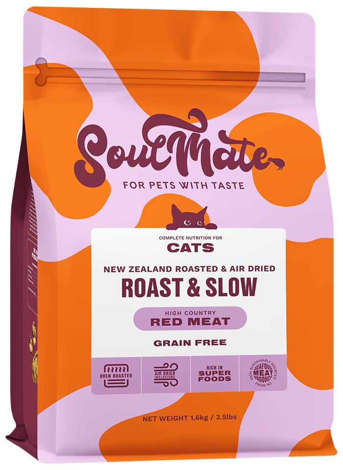 Soulmate Roast & Slow High Country Red Meat Baked and Air Dried Cat Food (1.6kg & 6kg)