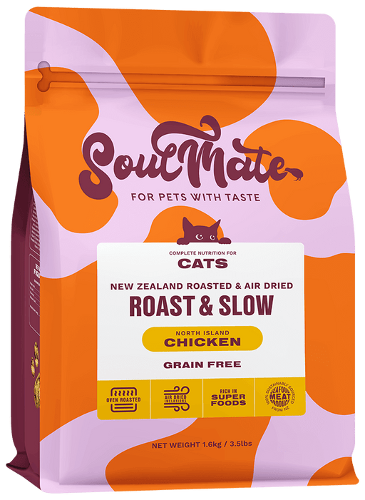 Soulmate Roast & Slow North Island Chicken Baked and Air Dried Cat Food (1.6kg & 6kg)
