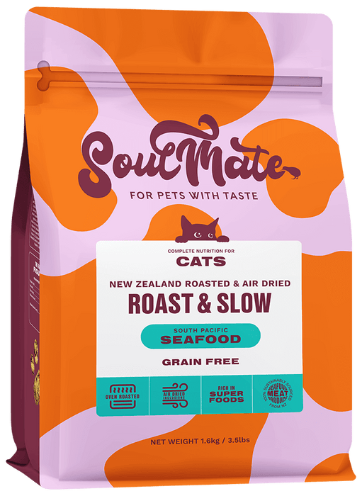 Soulmate Roast & Slow South Pacific Seafood Baked and Air Dried Cat Food (1.6kg & 6kg)