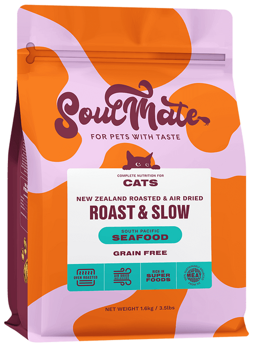 Soulmate Roast & Slow South Pacific Seafood Baked and Air Dried Cat Food (1.6kg & 6kg)