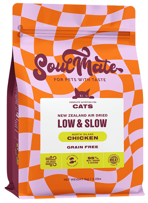Soulmate Low & Slow North Island Chicken Air Dried Cat Food (500g & 1kg)
