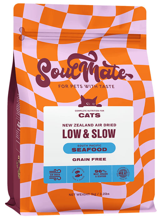 Soulmate Low & Slow South Pacific Seafood Air Dried Cat Food (500g & 1kg)