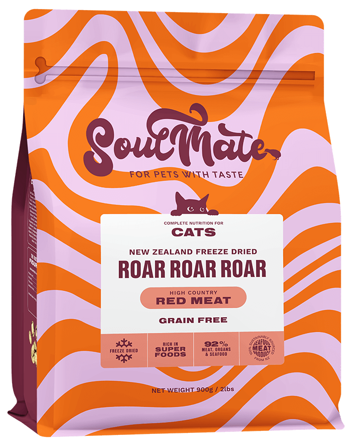 Soulmate Roar Roar Roar High Country Red Meat Freeze Dried Cat Food (400g & 900g)