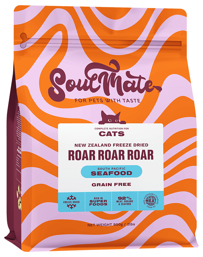 Soulmate Roar Roar Roar South Pacific Seafood Freeze Dried Cat Food (400g & 900g)