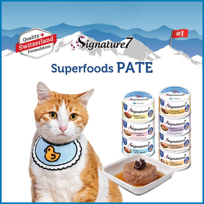 Signature7 Superfood Pate Cat Wet Food 80g