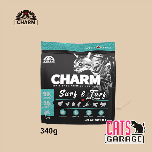 CHARM Surf & Turf Recipe Cat Dry Food 340g