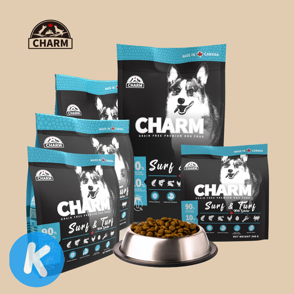 CHARM Surf & Turf Dog Dry Food (3 Sizes)