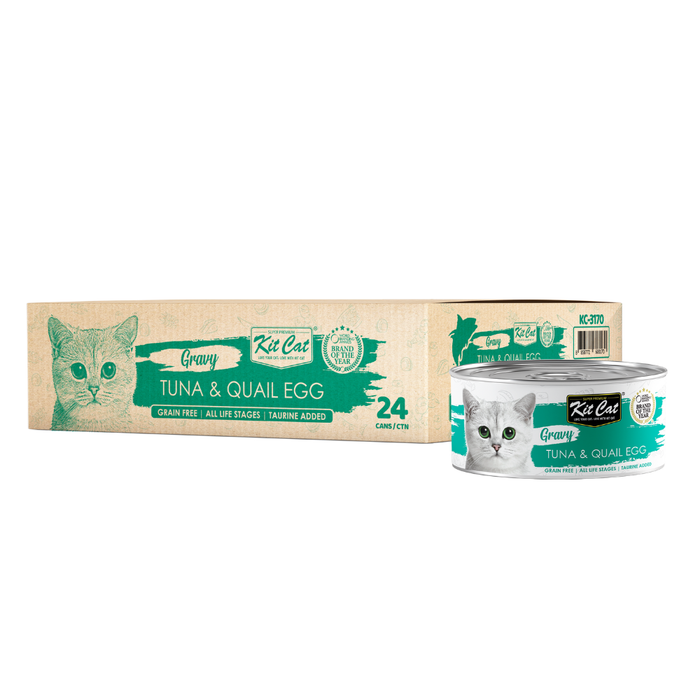 Kit Cat Premium Cat Wet Food Gravy 70g X 24 cans